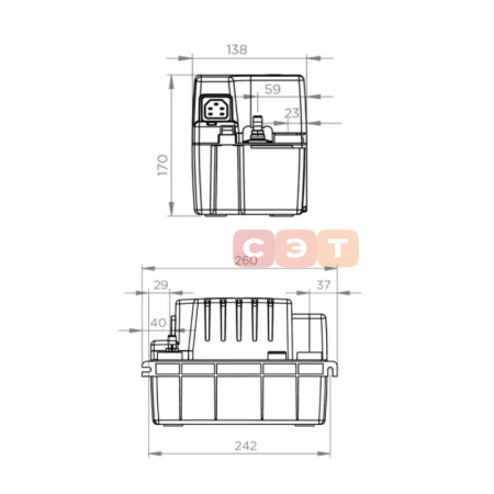 Насос для конденсата SANICONDENS Pro 